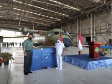 TNI Bantu Perbaikan Mesin Pesawat CASA Milik Papua Nugini